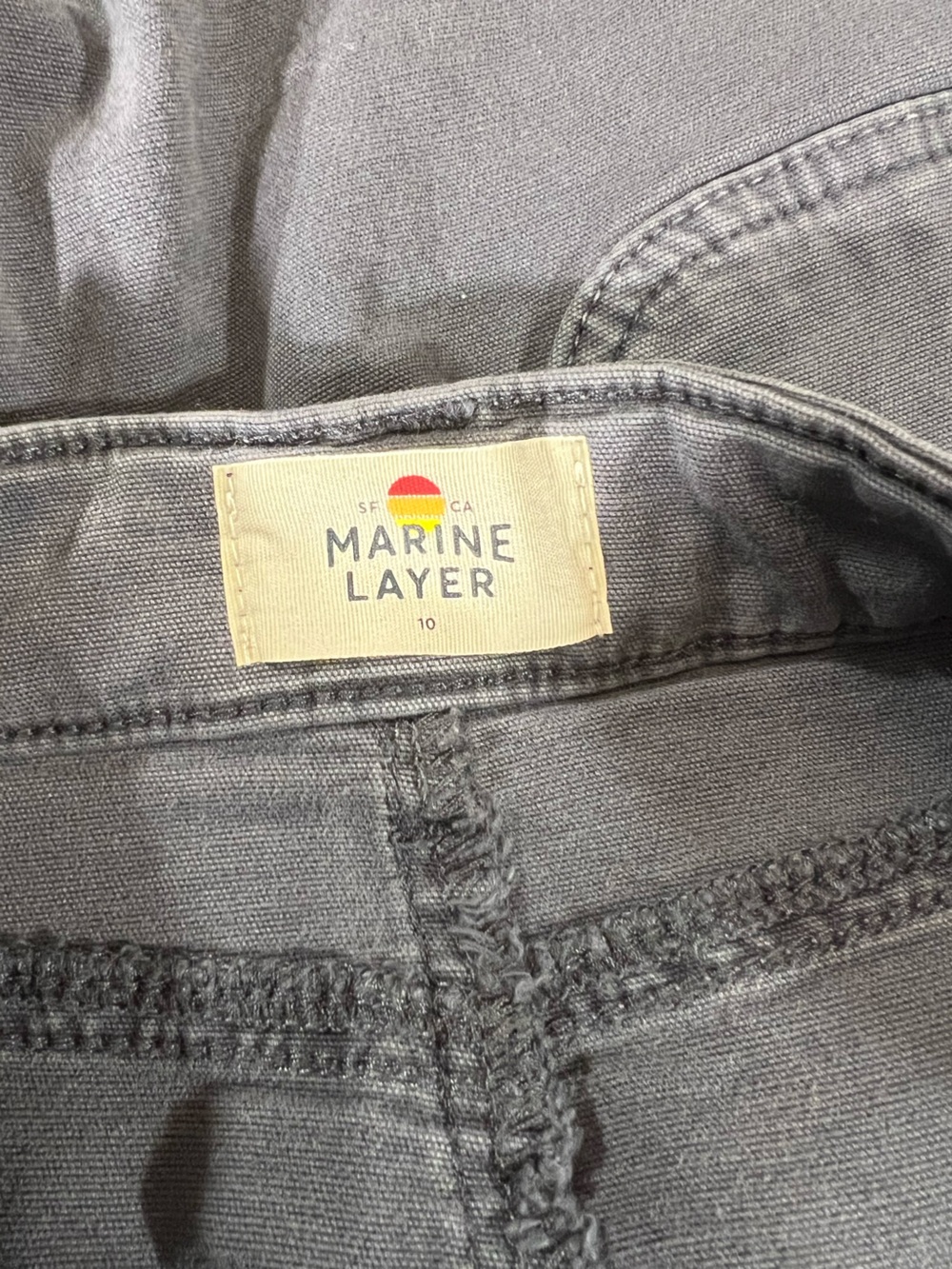 NWOT Marine Layer Steel Blue Utility Shorts - Picture 3 of 6